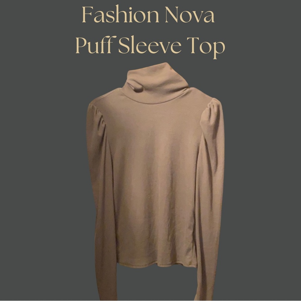 Fashion Nova puff sleeve top